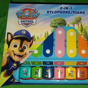 Paw Patrol 2 in 1 Baby Piano Xylophone Toy for Kids Toddlers Girls Boys Musical